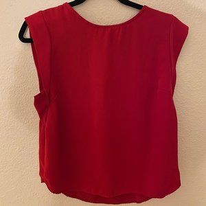 Red Forever 21 Blouse